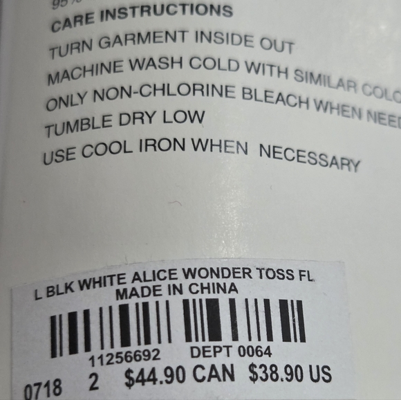 NWT Disney Black  Leggings Sz.2 - Picture 8 of 9